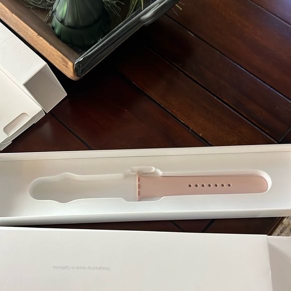 Apple Accessories - Apple Watch S1replacement sports band pink NEW size M/L one side only